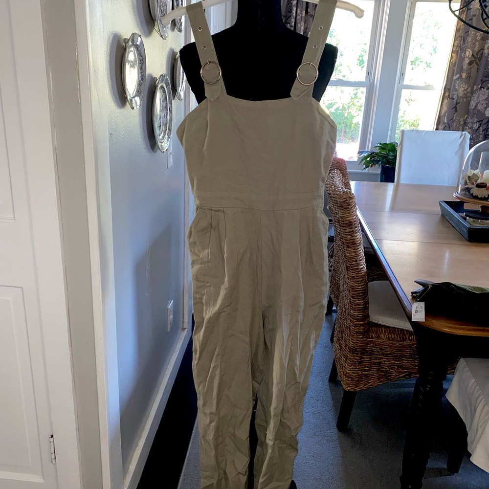 Army green jumpsuit